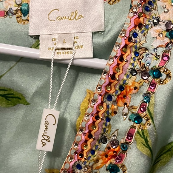 Camilla Talk the Walk U-Ring Cut Out Dress Size Large - Picture 6 of 6